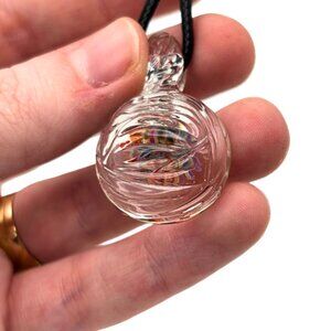Immured – Handmade Borosilicate Glass Pendant – Gothic Curiosity Accessory